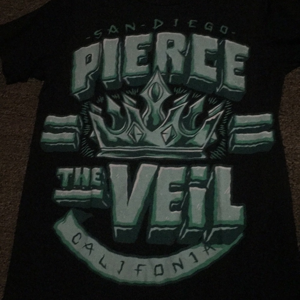 pierce the veil teal tee